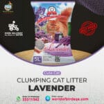Lavender Cat Litter 5L 4kg Cute cat bentonite cat litter