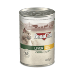 Bonacibo Liver Chunks in Gravy Adult Cat Wet Food 400g