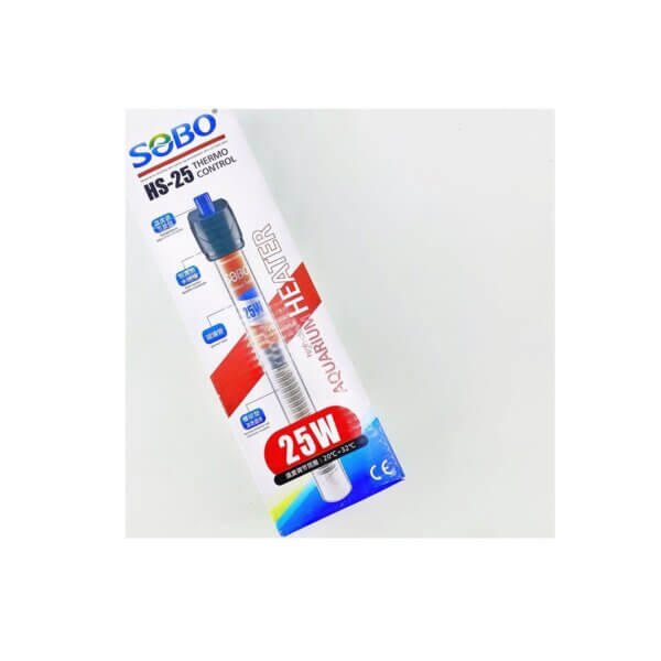 SOBO 25w Glass Aquarium Water Heater HS 25