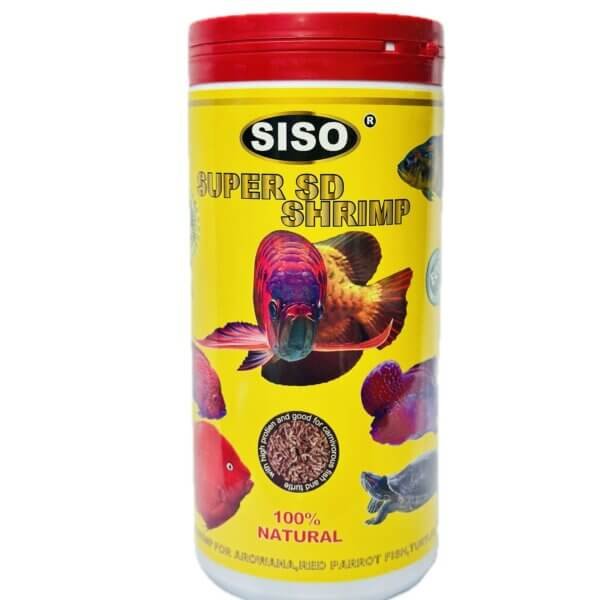 SISO 2200ml Fish & Turtle Food with Super SD Shrimp