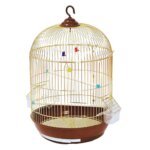 Birds Cage Round Golden 34X52CM