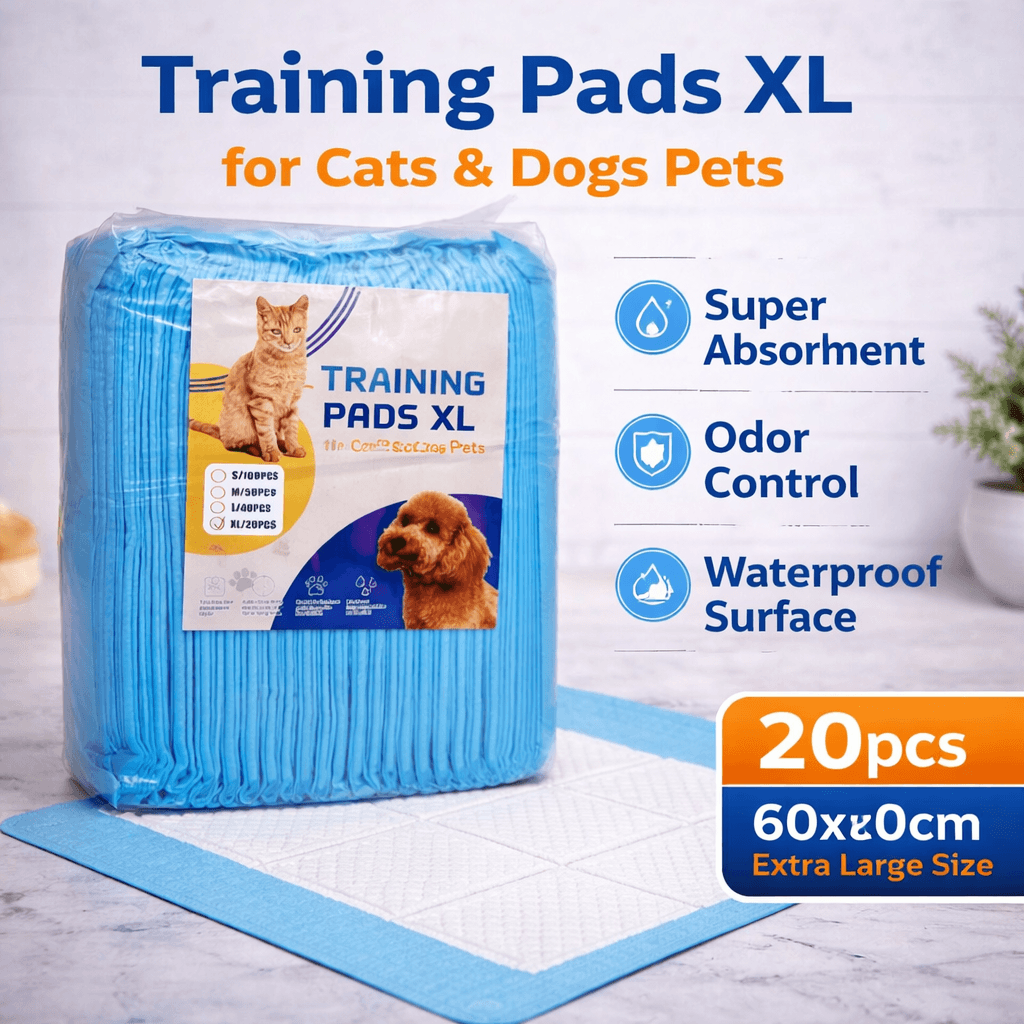 PAD XL Training Pads XL for Cats & Dogs Pets – 20pcs (60x90cm) - Image 1