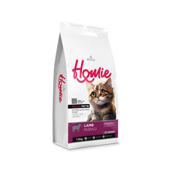 Homie Super Premium Kitten & Mother Lamb Low Grain 1.5kg