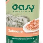 Oasy Salmon Wet Cat Food  Natural Range, 70g | Best for Adult Cats