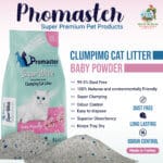 Promaster Baby Powder Super White Clumping Cat Litter (5L)