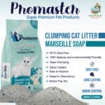 Promaster Marseille Soap Super White Clumping Cat Litter (5L)