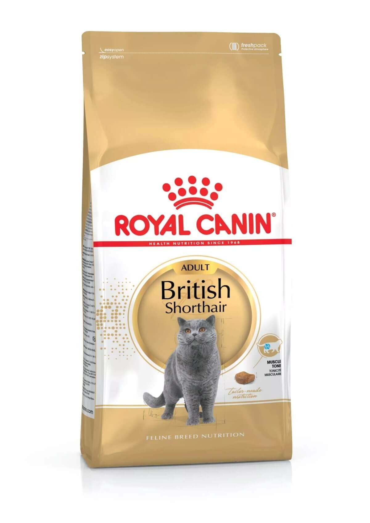 ROYAL CANIN BRITISH SHORTHAIR ADULT FELINE BREED NUTRITION  4 KG | Best Food for British Shorthair Cats - Image 1
