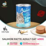 Alpha Pet Super Premium Adult Cat Salmon – 400g Pâté Wet Cat Food | Omega-3 Rich Meal from Turkey
