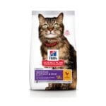 Hill’s Science Plan Sensitive Stomach & Skin Adult Cat Food with Chicken – 1.5kg Dry Food | Gentle Digestion & Healthy Skin