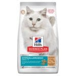 Hill’s Science Plan Hypoallergenic Adult Cat Food – No Grain Egg & Insect Protein, 1.5kg | Gentle Nutrition for Sensitive Cats