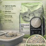 Volk Pets Ultra Odor Seal Natural Bentonite Cat Litter 10L – Strong Clumping, Low Dust | Made in China