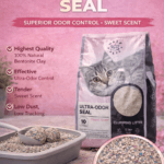 Volk Pets Ultra Odor Seal Clumping Cat Litter 10L – Strong Clumping, Low Dust & Sweet Scent | Made in China