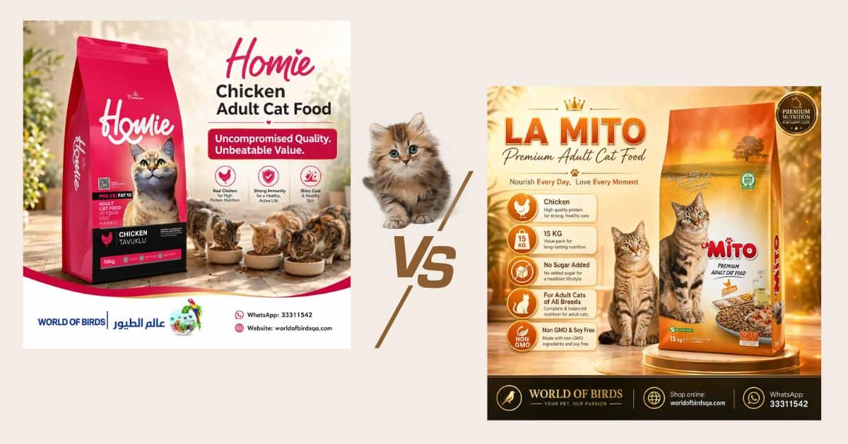 Homie vs Mito Cat Food in Qatar: Which One is Better for Your Cat?