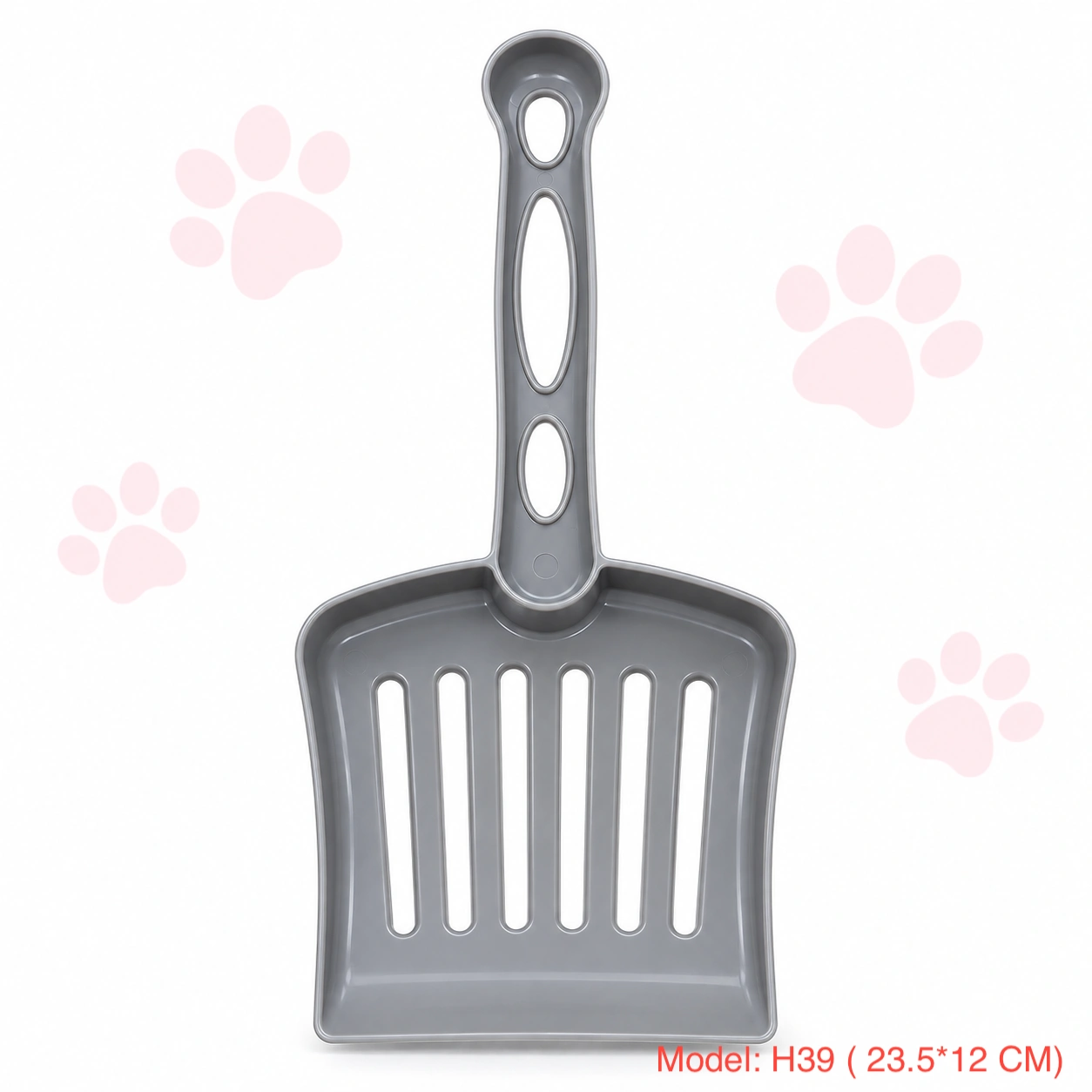 H39_result H39 Cat Litter Scoop 23.5 × 12cm – Slotted Cleaning Scoop for Cat Litter Boxes - Image 1