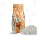 Nature Sand Orange Scented Cat Litter 10L – Super White Bentonite, 99% Dust Free | Made in Turkey