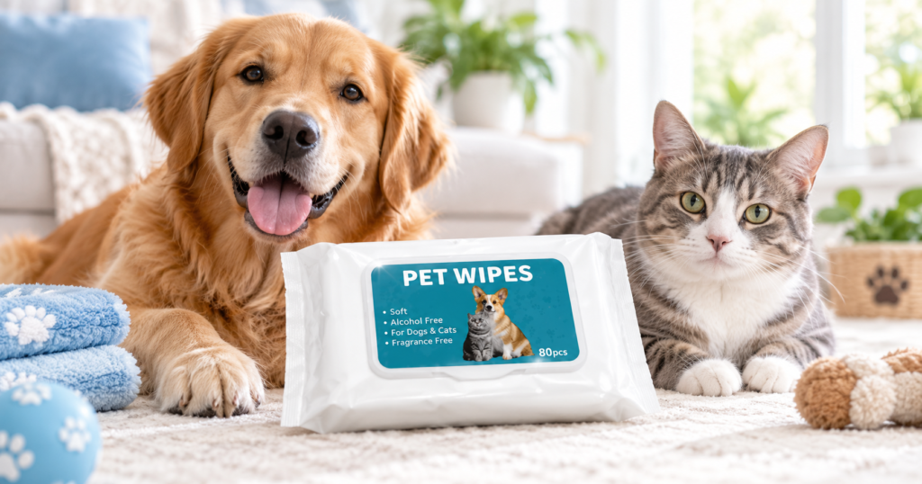 Pet Wipes for Dogs and Cats: Safe Use Guide