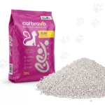 CatBravo Natural Unscented Cat Litter 10L – Premium White Bentonite, 99.9% Dust Free | Made in Turkey
