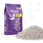 CatBravo Lavender Cat Litter 20L – White Bentonite, 99.9% Dust Free | Made in Turkey