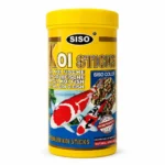 SISO Koi Sticks Color Fish Food 1000ml – High Protein Food with Spirulina for Koi & Goldfish